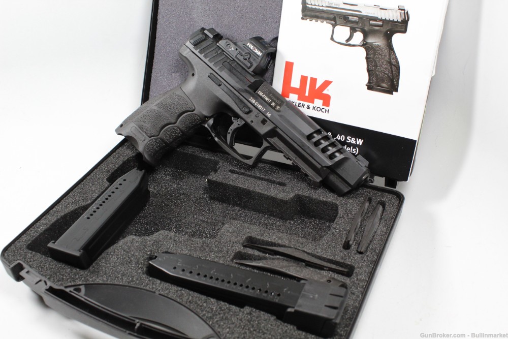 Heckler & Koch HK VP9 L OR 9mm Long Slide Semi Auto Pistol w/ Case-img-1