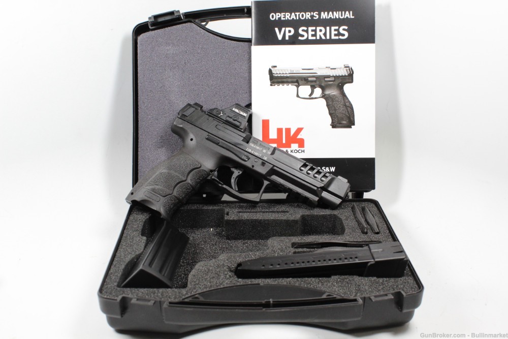 Heckler & Koch HK VP9 L OR 9mm Long Slide Semi Auto Pistol w/ Case-img-0