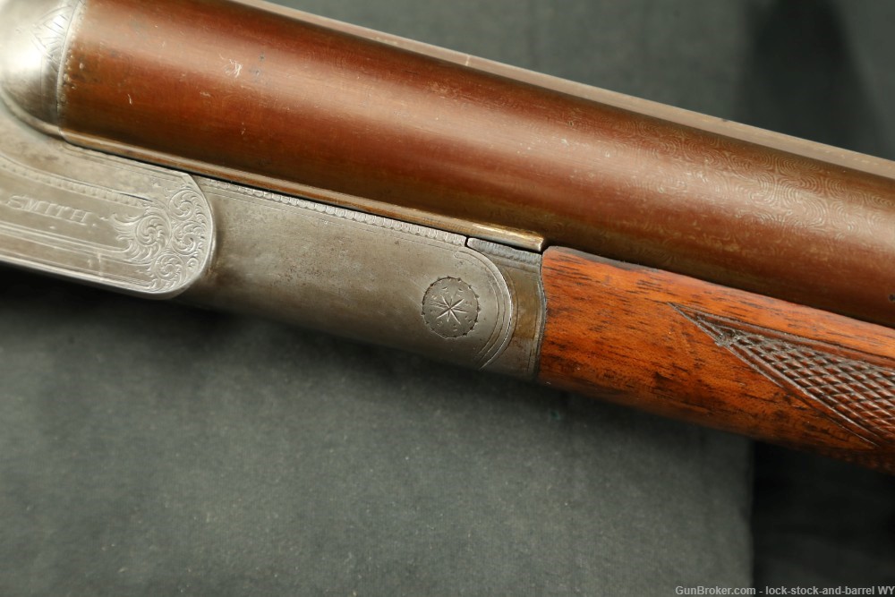 L.C. Smith Quality No. 3 Hammerless 28" 12 GA SXS Shotgun, 1891 Antique-img-26