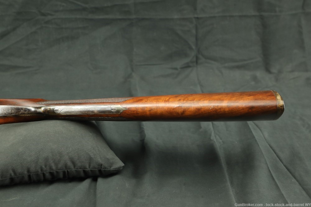 L.C. Smith Quality No. 3 Hammerless 28" 12 GA SXS Shotgun, 1891 Antique-img-21