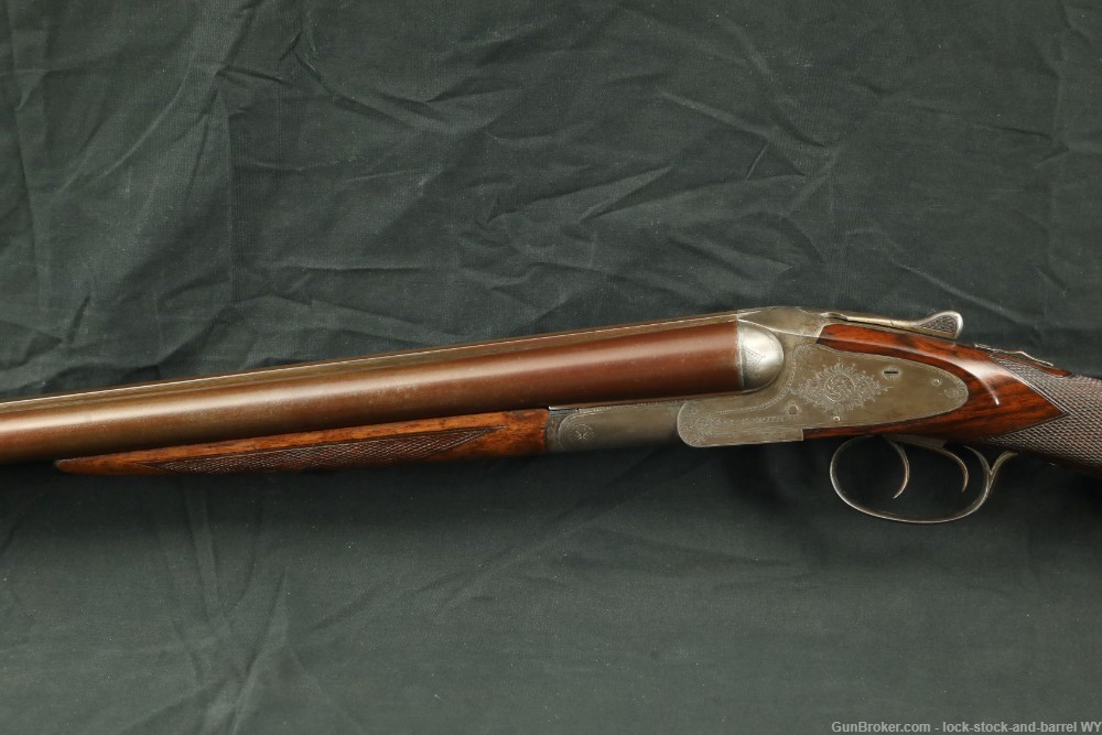 L.C. Smith Quality No. 3 Hammerless 28" 12 GA SXS Shotgun, 1891 Antique-img-11