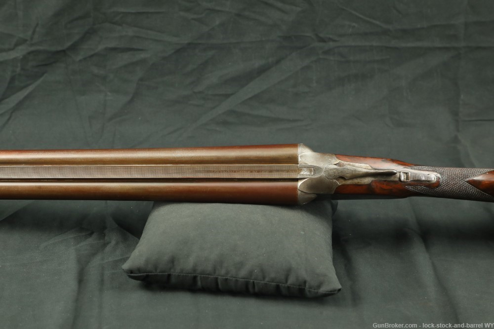 L.C. Smith Quality No. 3 Hammerless 28" 12 GA SXS Shotgun, 1891 Antique-img-15