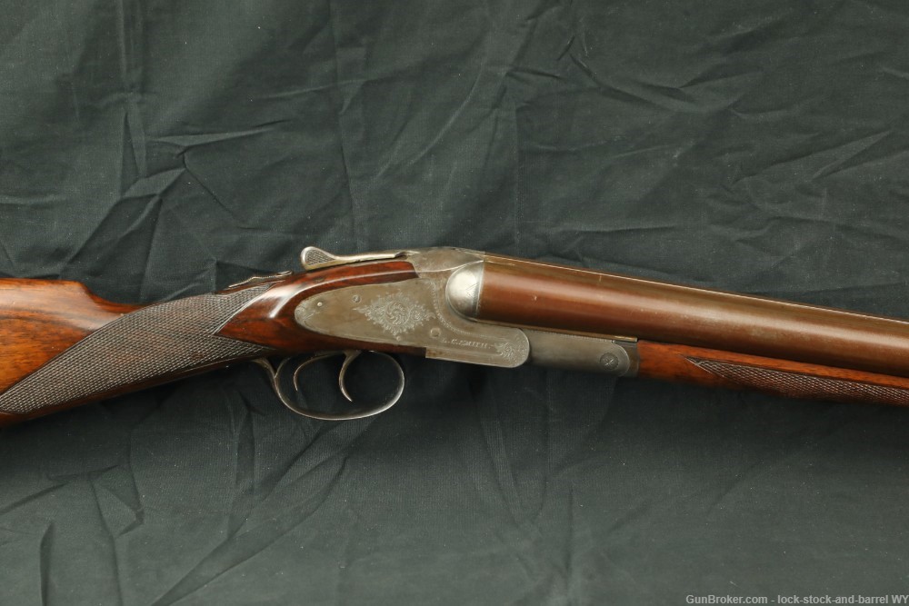 L.C. Smith Quality No. 3 Hammerless 28" 12 GA SXS Shotgun, 1891 Antique-img-5