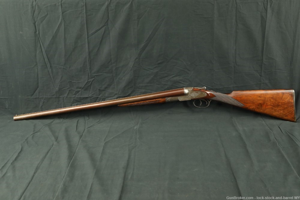 L.C. Smith Quality No. 3 Hammerless 28" 12 GA SXS Shotgun, 1891 Antique-img-8