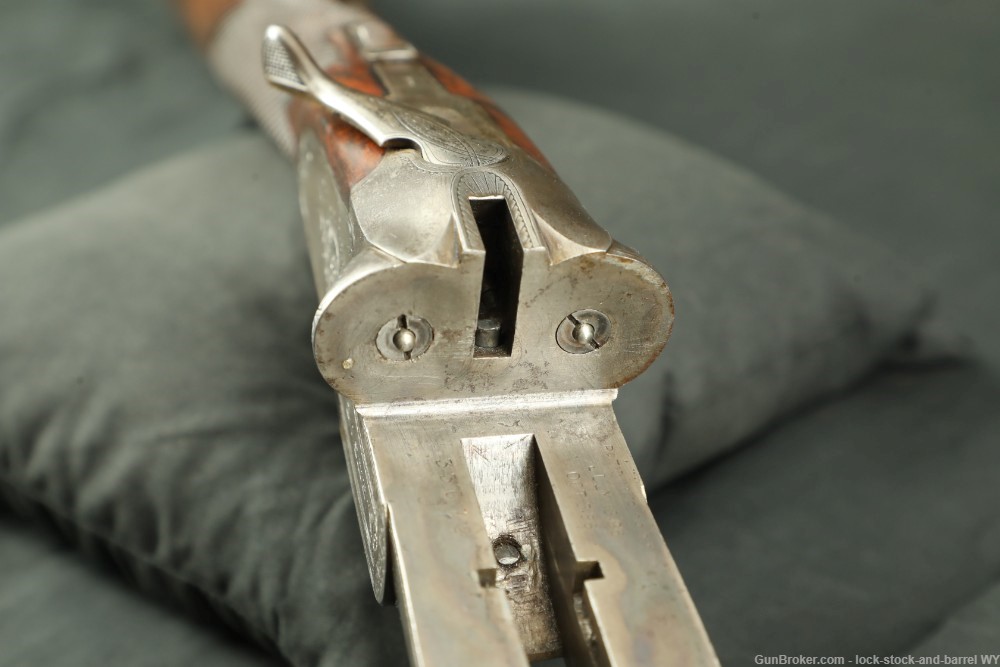 L.C. Smith Quality No. 3 Hammerless 28" 12 GA SXS Shotgun, 1891 Antique-img-38