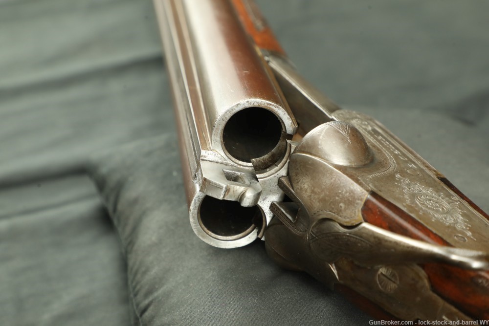 L.C. Smith Quality No. 3 Hammerless 28" 12 GA SXS Shotgun, 1891 Antique-img-24