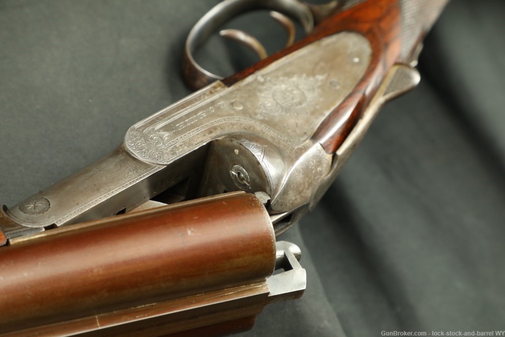 L.C. Smith Quality No. 3 Hammerless 28" 12 GA SXS Shotgun, 1891 Antique-img-25