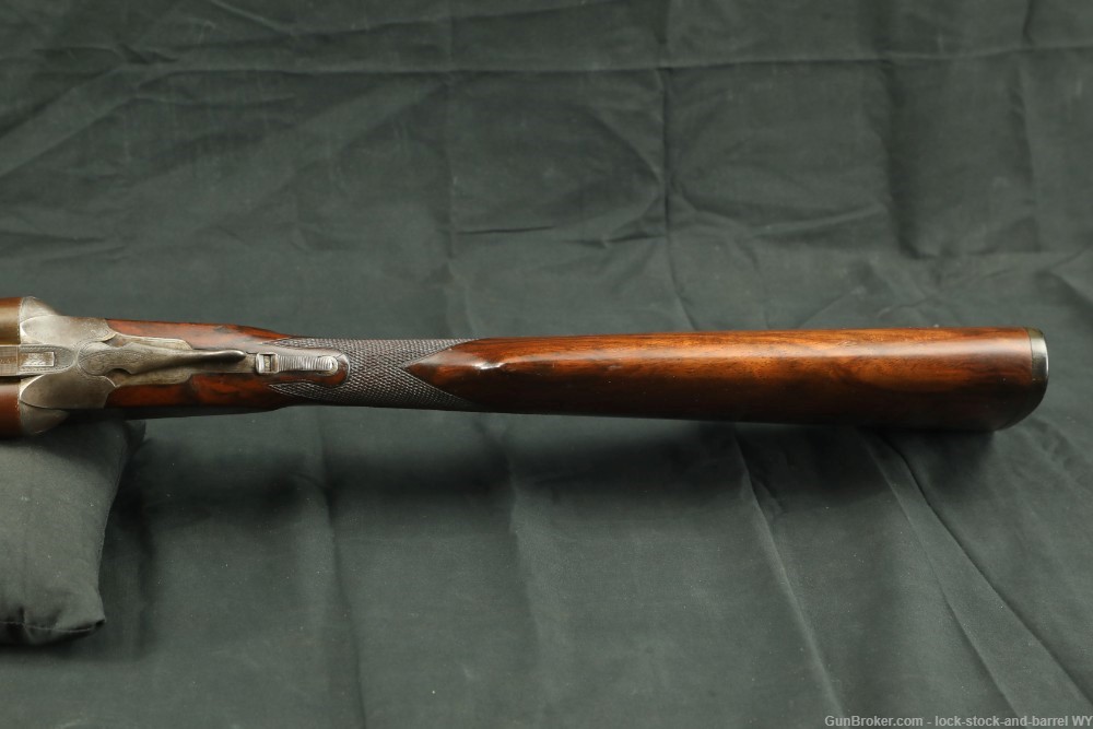 L.C. Smith Quality No. 3 Hammerless 28" 12 GA SXS Shotgun, 1891 Antique-img-16