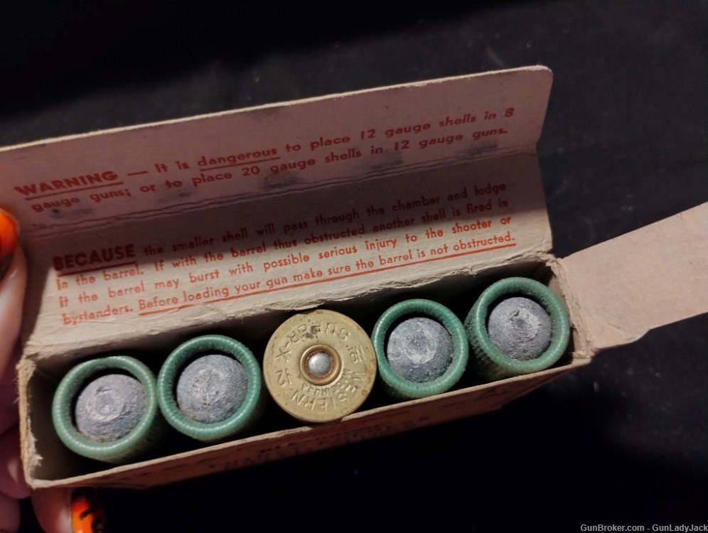 Vintage Remington 12GA slugs full box! Free Shipping!-img-6