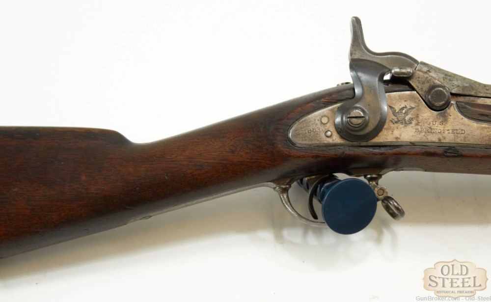 Springfield Model 1863 .50-70 ANTIQUE Black Powder Rifle Conversion-img-5