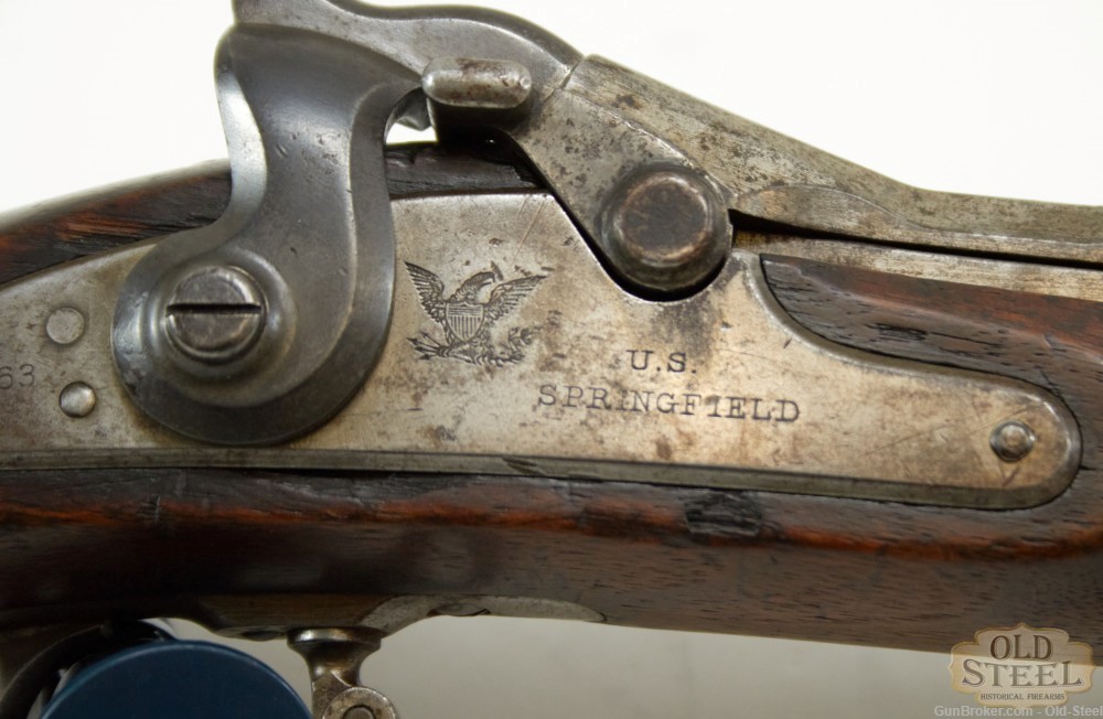 Springfield Model 1863 .50-70 ANTIQUE Black Powder Rifle Conversion-img-13