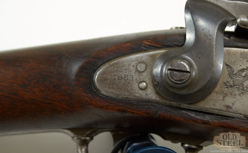 Springfield Model 1863 .50-70 ANTIQUE Black Powder Rifle Conversion-img-14