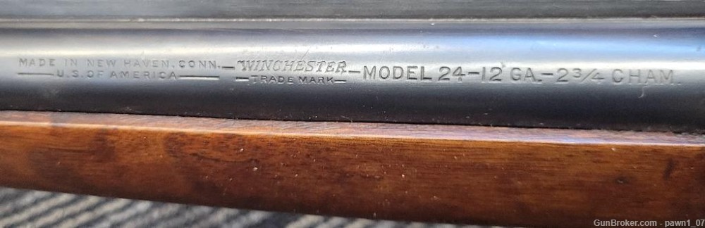 Winchester Model 24 SXS 12GA with 2 3/4" Chamber-img-6