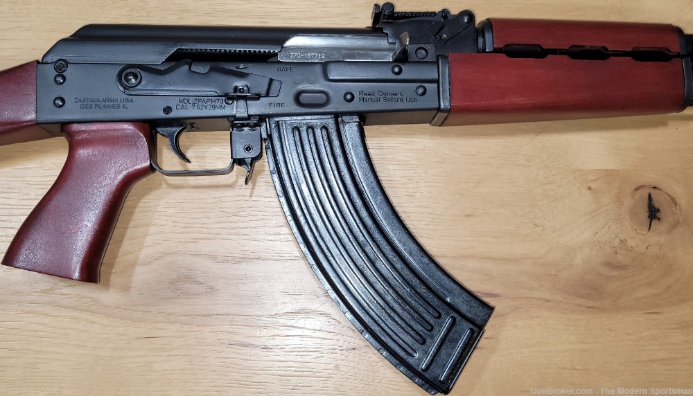 Zastava Arms Model ZPAPM70 7.62 16.3" Semi Auto Rifle 7.62x39 AK-47 AK47   -img-6