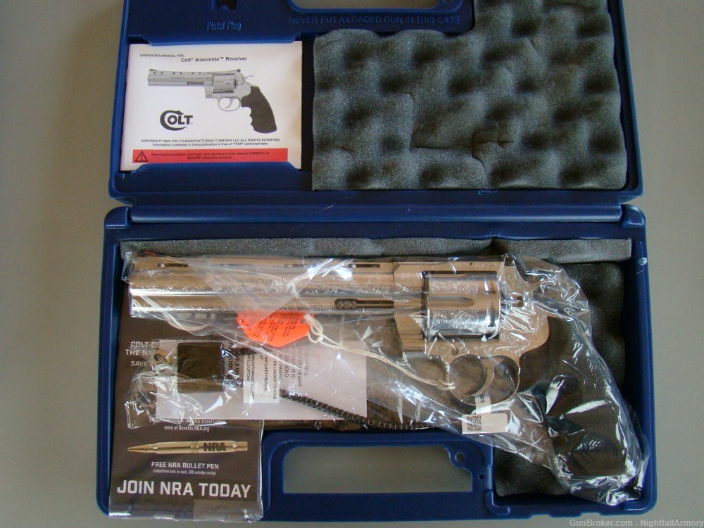 Colt Anaconda .44 MAG 8" Revolver Engraved SS 44 Snake Special Edition NEW!-img-4