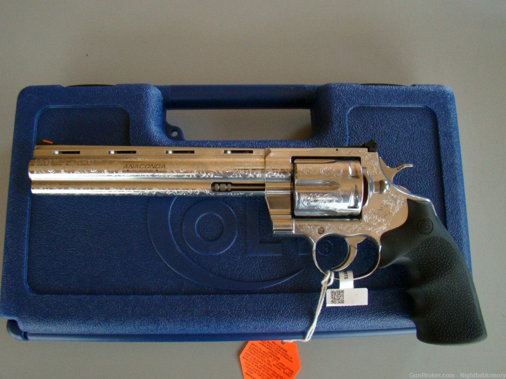 Colt Anaconda .44 MAG 8" Revolver Engraved SS 44 Snake Special Edition NEW!-img-5