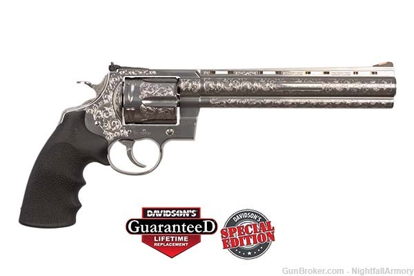 Colt Anaconda .44 MAG 8" Revolver Engraved SS 44 Snake Special Edition NEW!-img-0