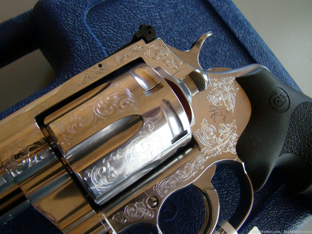 Colt Anaconda .44 MAG 8" Revolver Engraved SS 44 Snake Special Edition NEW!-img-7