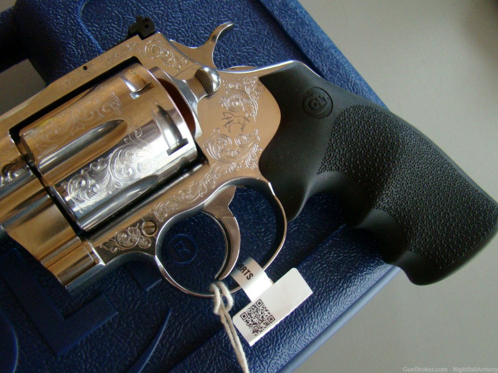 Colt Anaconda .44 MAG 8" Revolver Engraved SS 44 Snake Special Edition NEW!-img-6