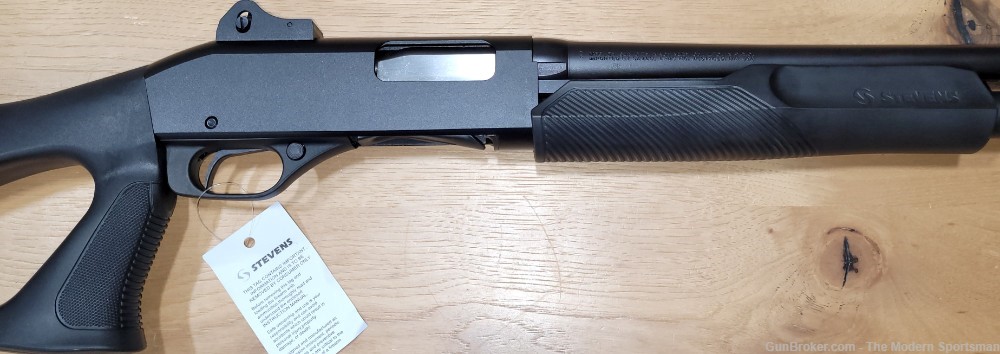 Stevens Model 320 Security Thumbhole 20GA 18.5" Pump Action Shotgun Black-img-6