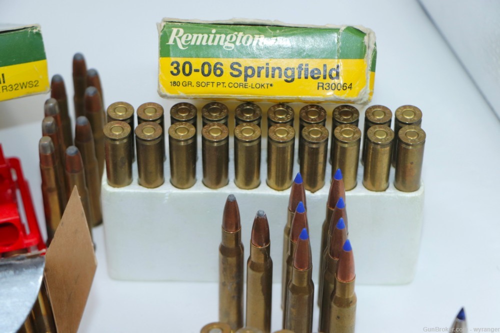 Centerfire Ammunition Lot  (300+) and Brass (80) for Reloading/Components-img-6