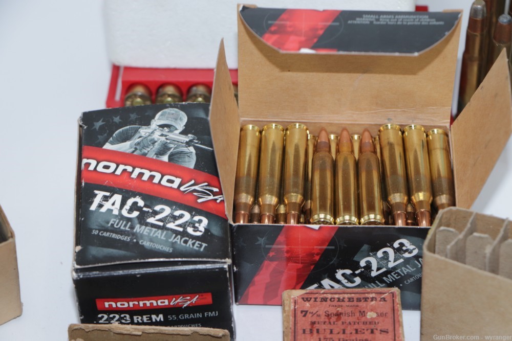 Centerfire Ammunition Lot  (300+) and Brass (80) for Reloading/Components-img-9