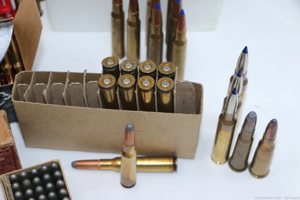 Centerfire Ammunition Lot  (300+) and Brass (80) for Reloading/Components-img-7