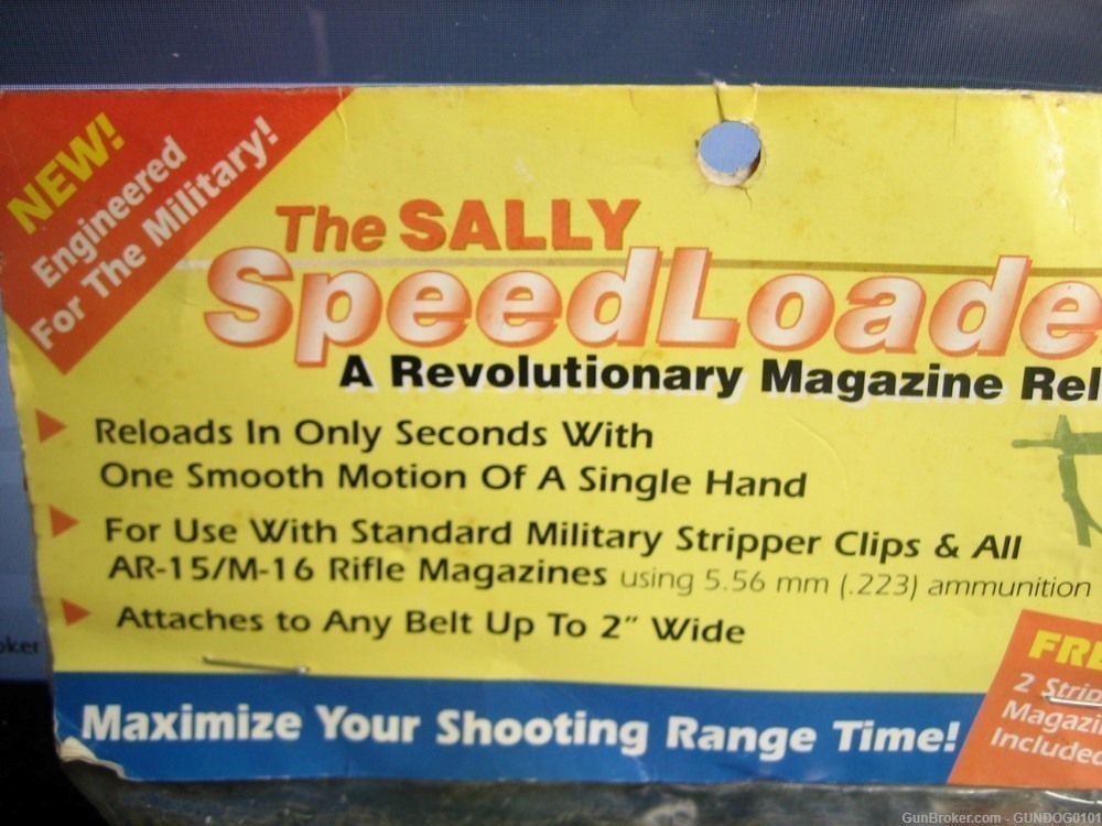 1997 THE SALLY SPEEDLOADER FOR ALL AR-15 RIFLE MAGS-img-1