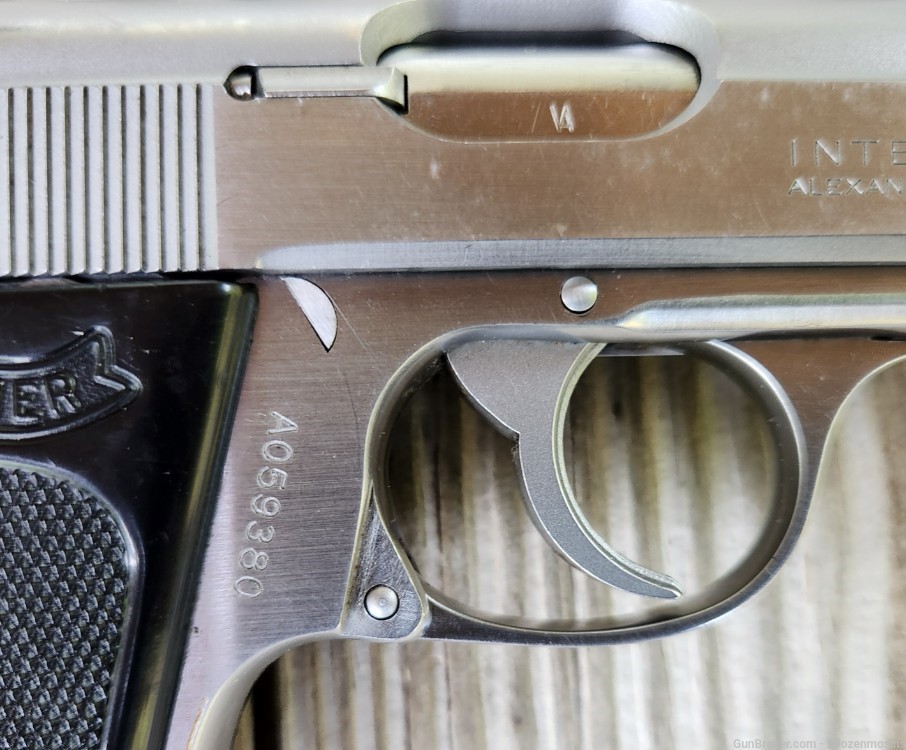 Walther PPK 380 ACP Stainless 9MM Kurz Pistol Germany Interarms-img-11