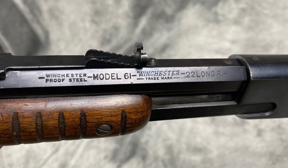 Winchester 61 .22LR Pump Rifle 1947 Octagon Barrel NR-img-20
