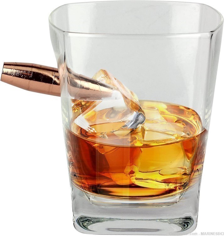 whiskey glass with 50 cal  bullet-img-0