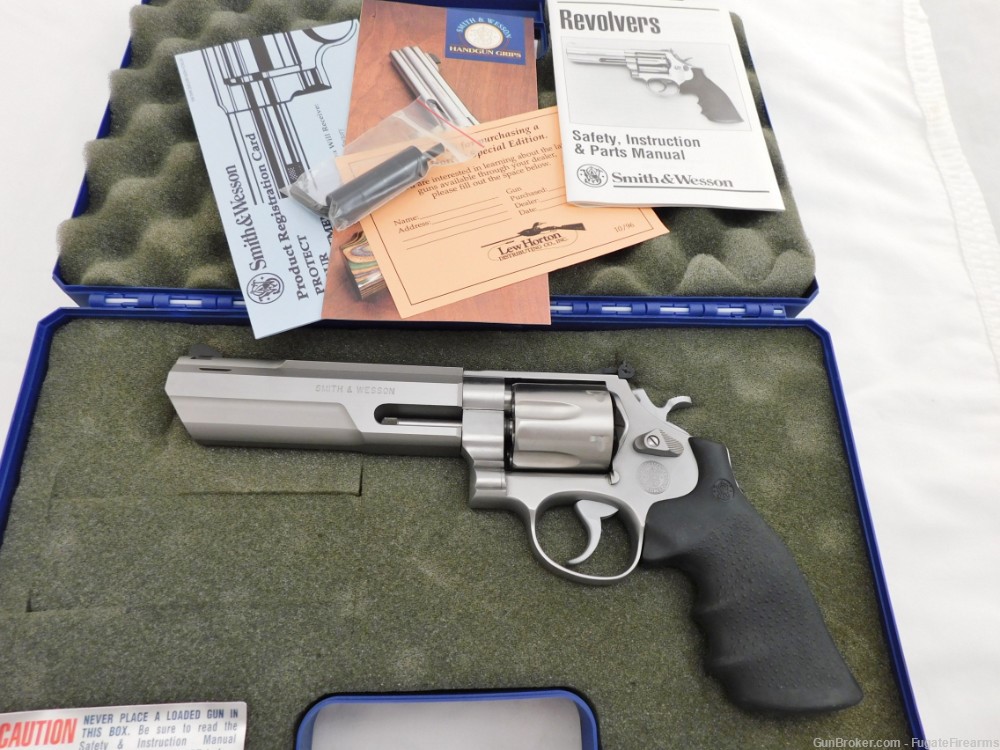 1997 Smith Wesson 625 Flutted Hunter 45LC Lew Horton NIB NO RESERVE-img-0
