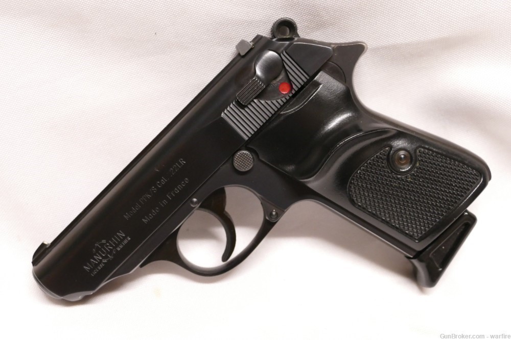 Excellent Manurhin PPK/S Pistol cal. 22 LR-img-0