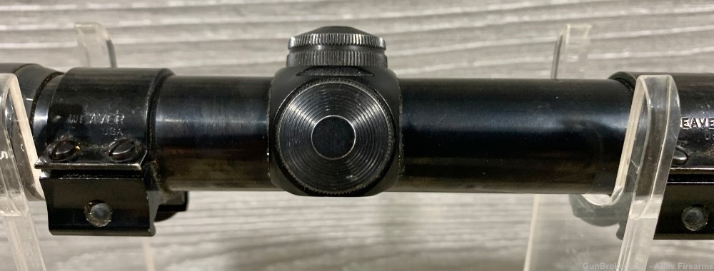 Weaver V9-A Rifle Scope 3-9X Vintage Made in USA-img-2