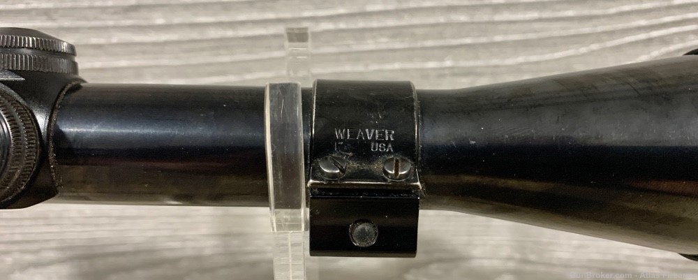 Weaver V9-A Rifle Scope 3-9X Vintage Made in USA-img-3