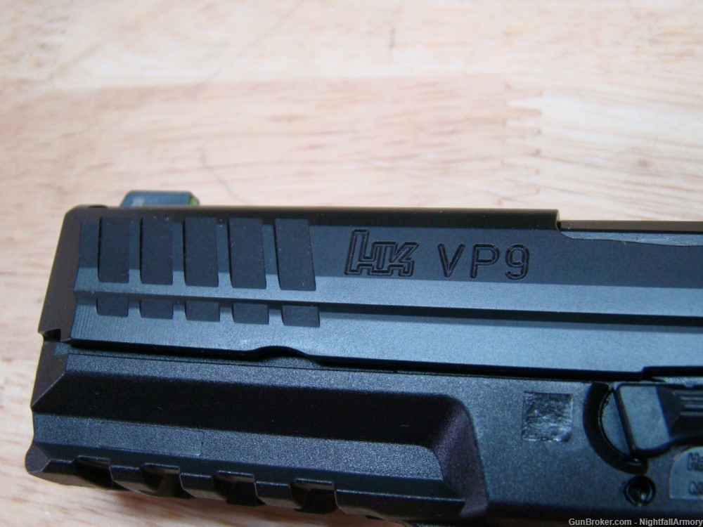 HK VP9 9mm Pistol 9 H&K VP-9 17rd 4" black 81000283 New NR Penny auction $!-img-18
