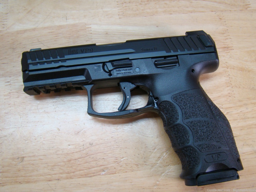HK VP9 9mm Pistol 9 H&K VP-9 17rd 4" black 81000283 New NR Penny auction $!-img-14
