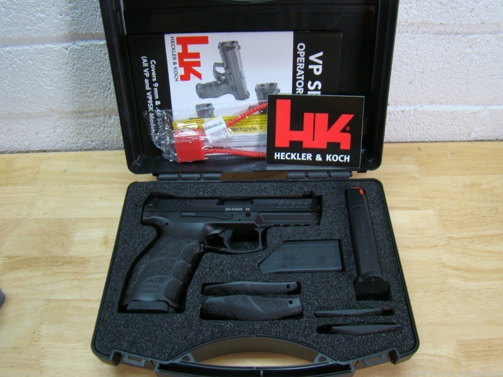 HK VP9 9mm Pistol 9 H&K VP-9 17rd 4" black 81000283 New NR Penny auction $!-img-4