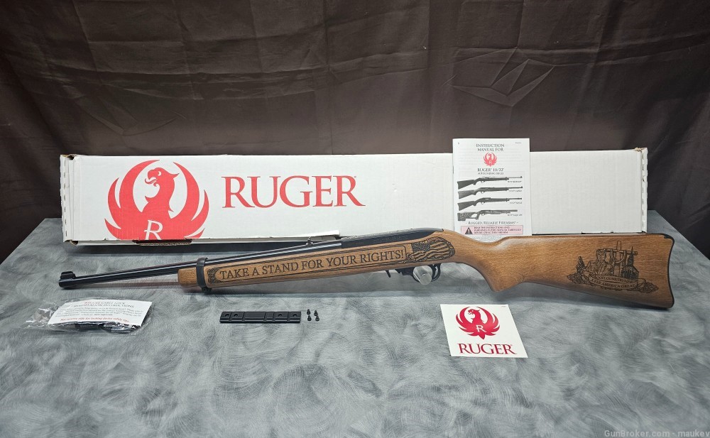 Ruger 10/22 Carbine .22LR Semi-auto Rifle LNIB TRUMP Collectible -img-0