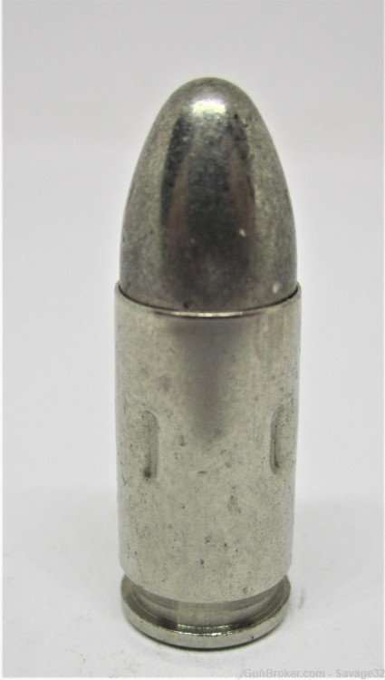 German 9mm Luger Hollow Nickel Dummy-img-0