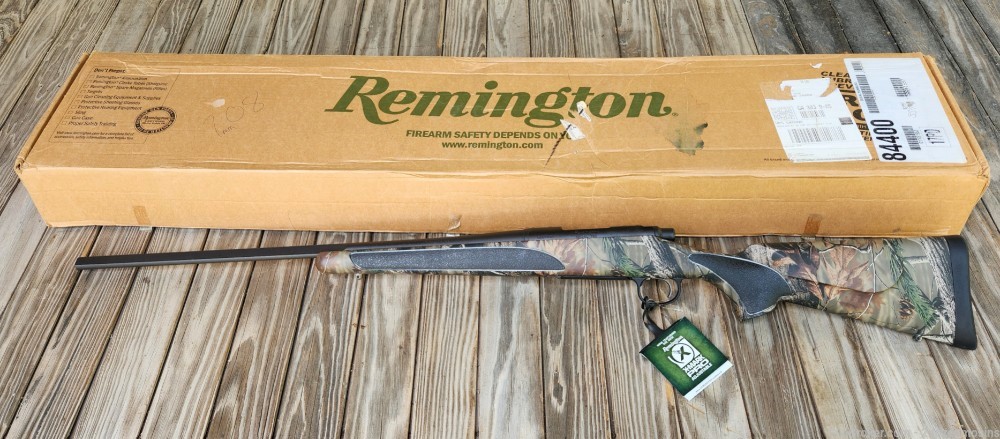 Ultra Rare Remington 700 XHR 7MM-08 BDL Camo 24" NIB -img-0