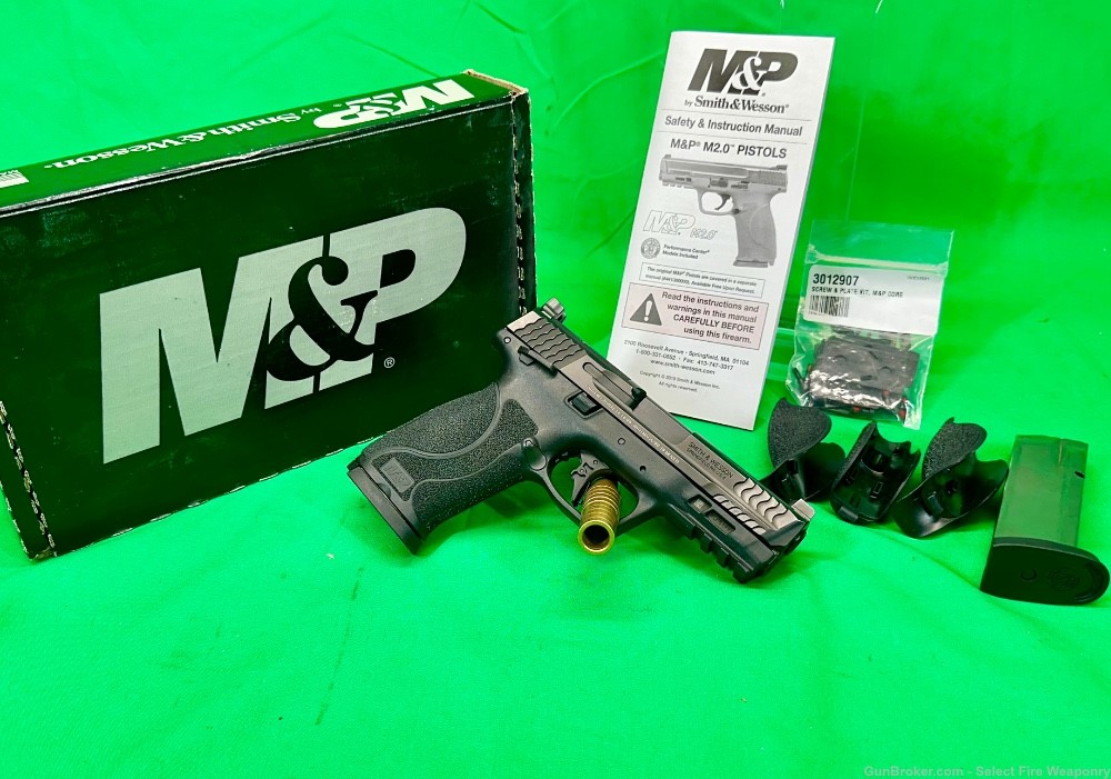 Smith and Wesson M&P 10 10mm S&W M&P10 2-mags used in box TS Optic readyd-img-0