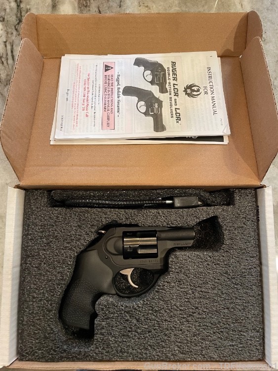 Ruger LCR LCRX 9mm revolver moon clip exposed hammer 5464 w/ box-img-0