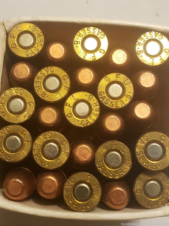 8mm gasser 8.1 French model 98 revolver ammo ammunition full box 25 rounds-img-2