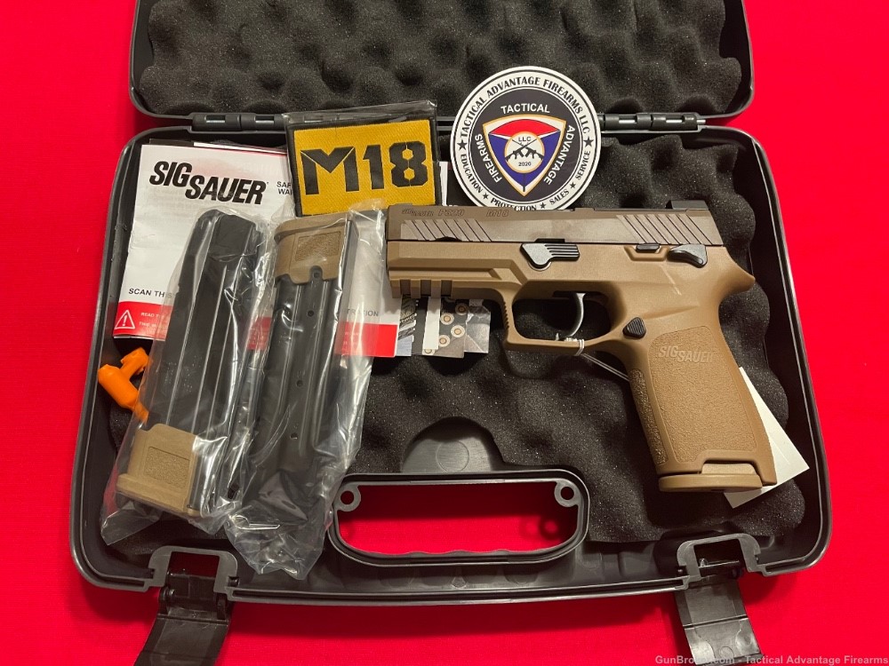 USED UNFIRED SIG SAUER P320-M18 9MM 3.9" 17-RD/21-RD PISTOL-img-6