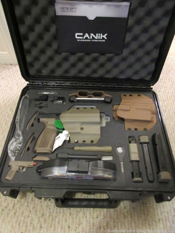 CANIK TP9 METE SFT BLACK/FDE 9mm Four Magazines LOADOUT PKG-img-3