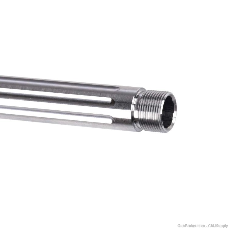Glock 21 45acp 4.5" Stainless Fluted Threaded Barrel-img-2