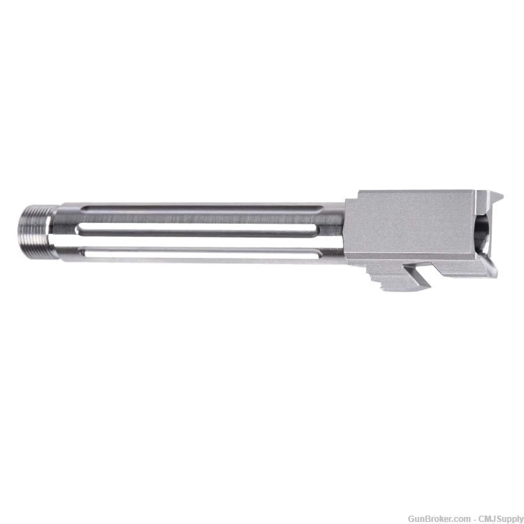 Glock 21 45acp 4.5" Stainless Fluted Threaded Barrel-img-1