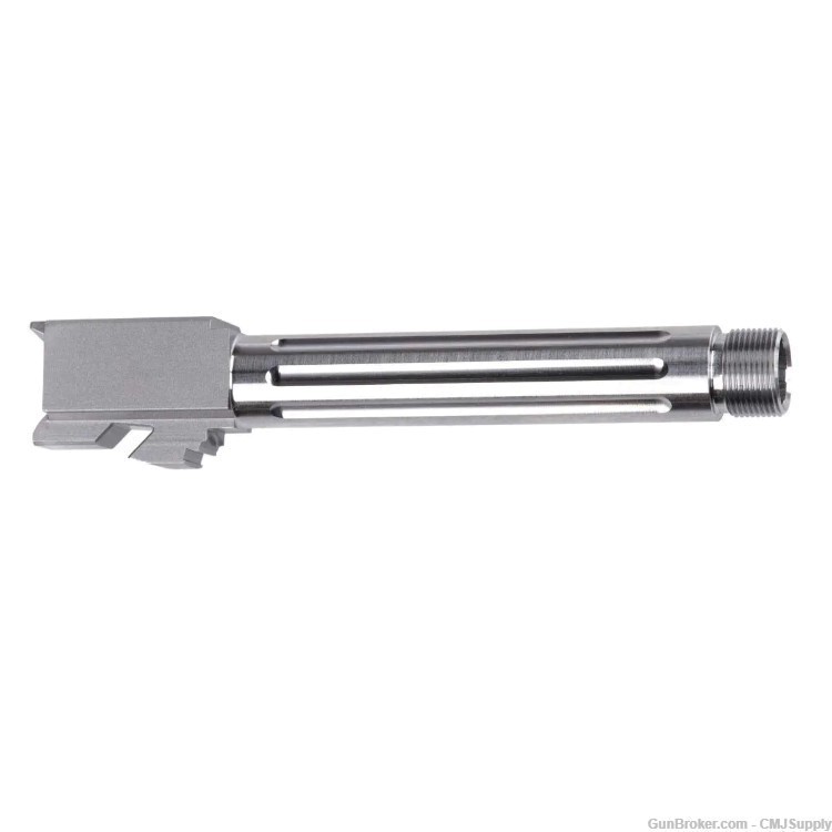 Glock 21 45acp 4.5" Stainless Fluted Threaded Barrel-img-0