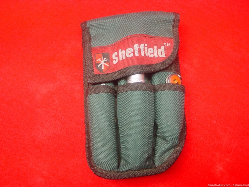 SHEFFIELD TOUGH 6 PIECE SET COMPACT FOLDING MULTI-TOOLS HANDY FLASHLIGHT-img-1